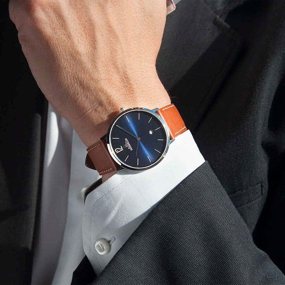 Оригинальные часы Herbelin Herbelin City 19515AP15GD кварцевые калибр механизма ronda 704 общий вид