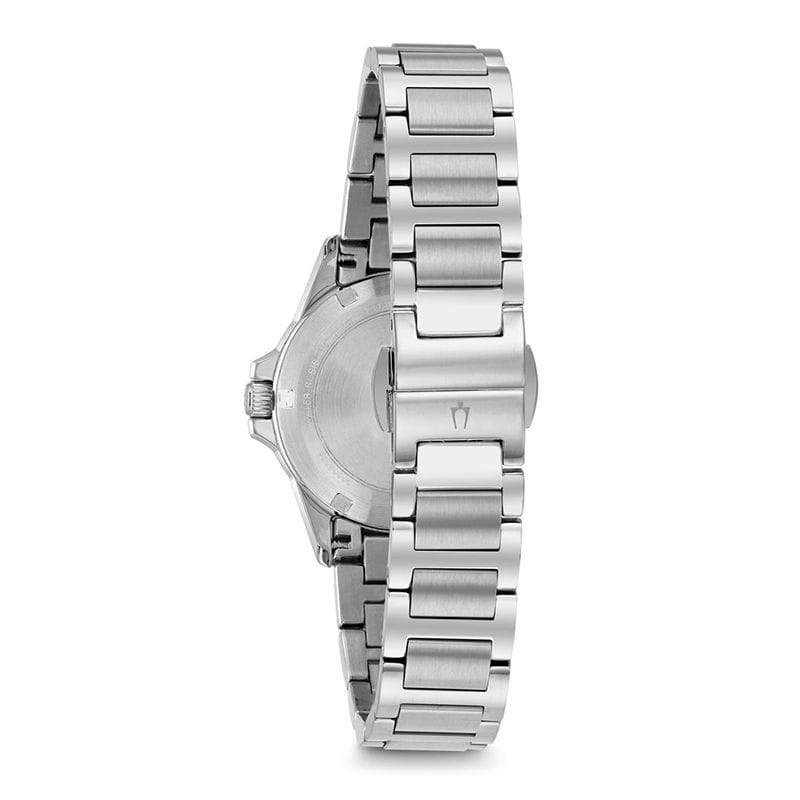 Bulova Bulova Marine Star 96R215,  сша женские часы на браслете нержавеющая сталь боковой вид