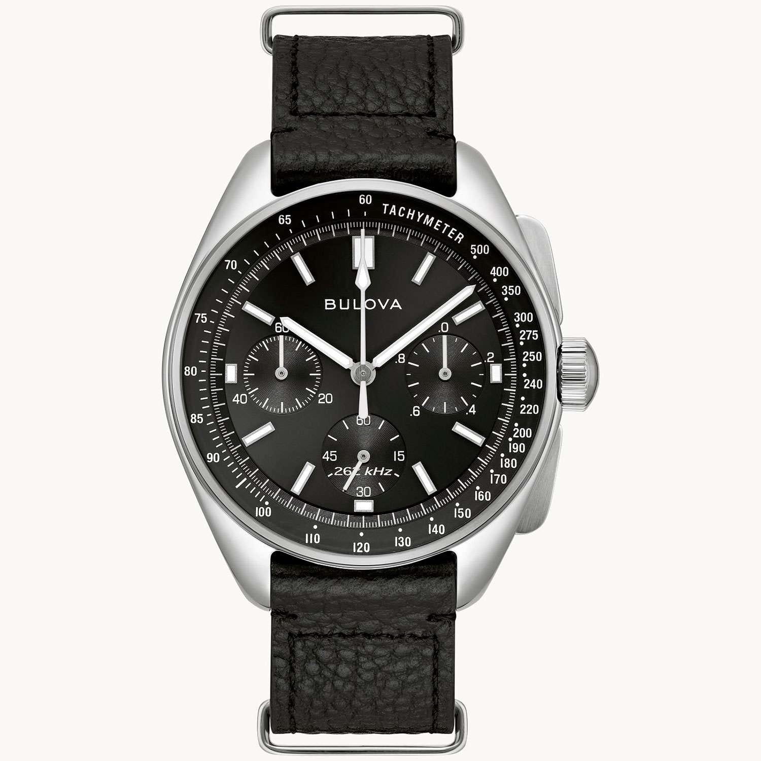 Bulova Bulova Lunar Pilot Chronograph 96K111 мужские часы черный циферблат на запястье