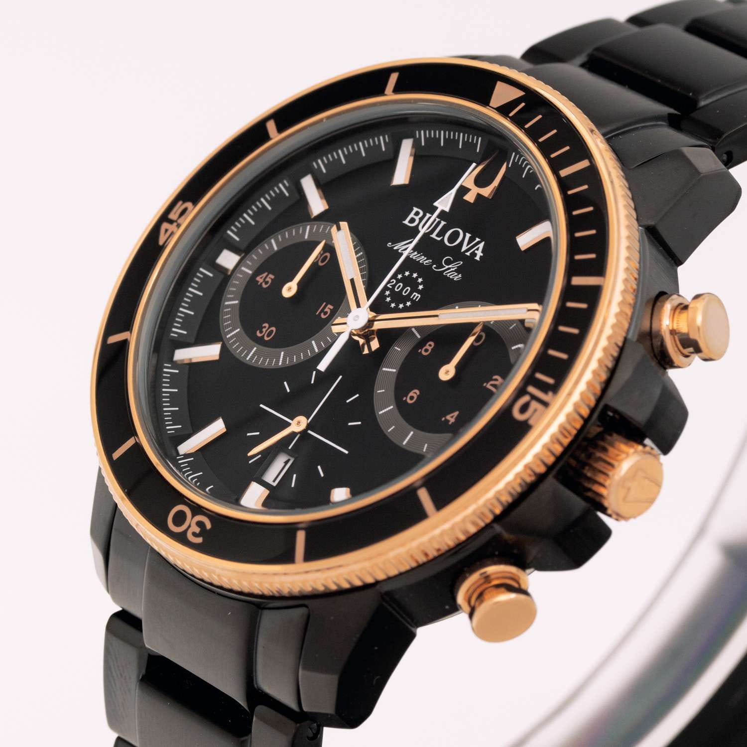 Bulova Bulova Marine Star 98B302 , наручные мужские часы фото под углом