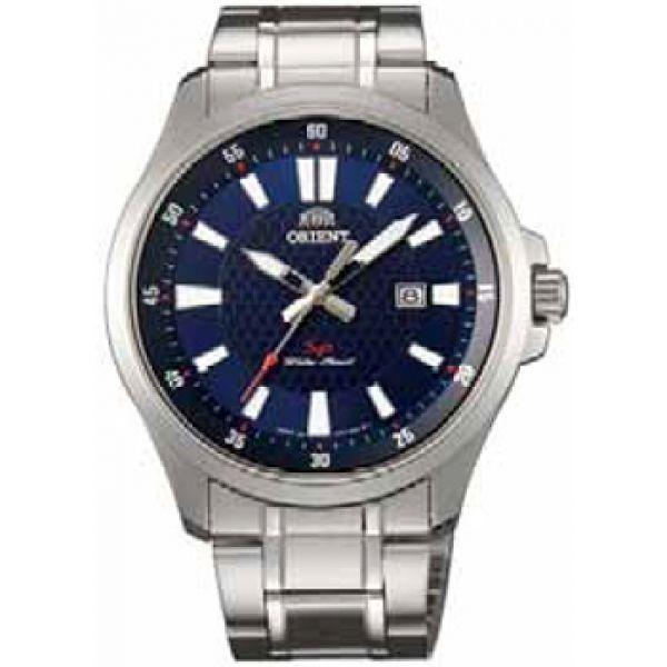 Orient Orient UNE1003D (FUNE1003D)  FUNE1003D  мужские часы  циферблат, браслет  — вид спереди