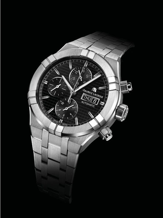 Maurice Lacroix Maurice Lacroix Aikon Automatic AI6038-SS002-330-1, aikon швейцария мужские часы на браслете нержавеющая сталь боковой вид