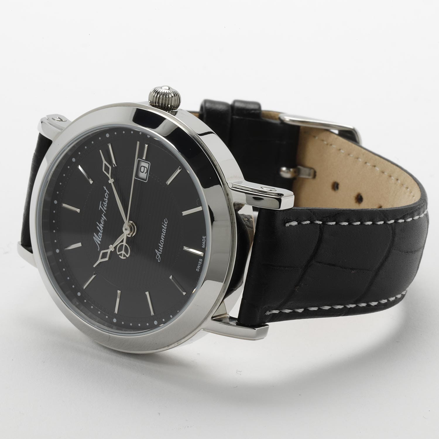 Оригинальные часы Mathey-Tissot Mathey-Tissot City Auto HB611251ATAN механические калибр механизма stp1-11 общий вид