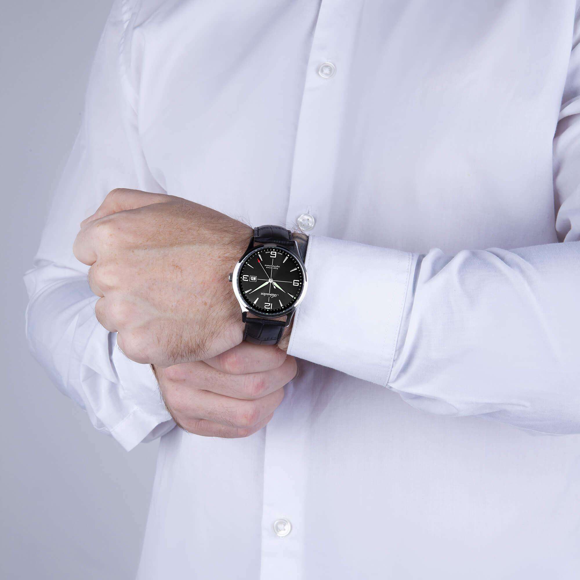 Оригинальные часы Adriatica Adriatica Vintage A8331.5254Q кварцевые калибр механизма ronda r715 общий вид