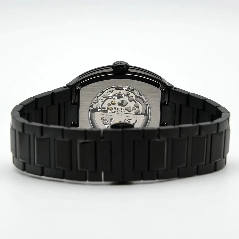 Bulova Bulova Maquina 98A320,  сша мужские часы на браслете нержавеющая сталь с pvd-покрытием боковой вид