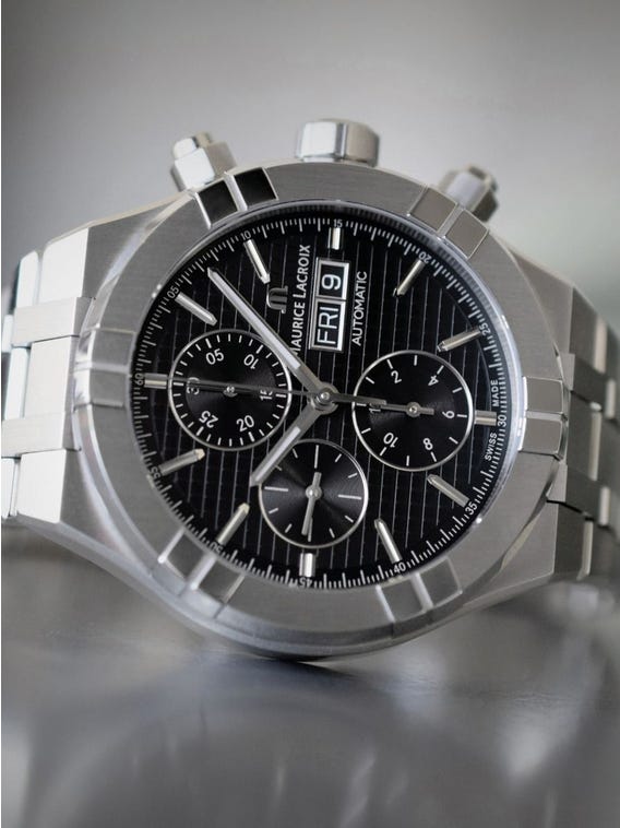 Maurice Lacroix Maurice Lacroix Aikon Automatic AI6038-SS002-330-1 , наручные мужские часы фото под углом