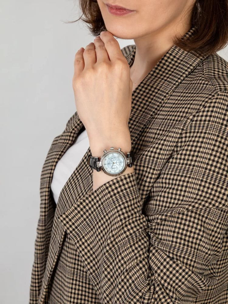 Полет Полет Майя FS20.671343,  россия женские часы на браслете кожаный боковой вид