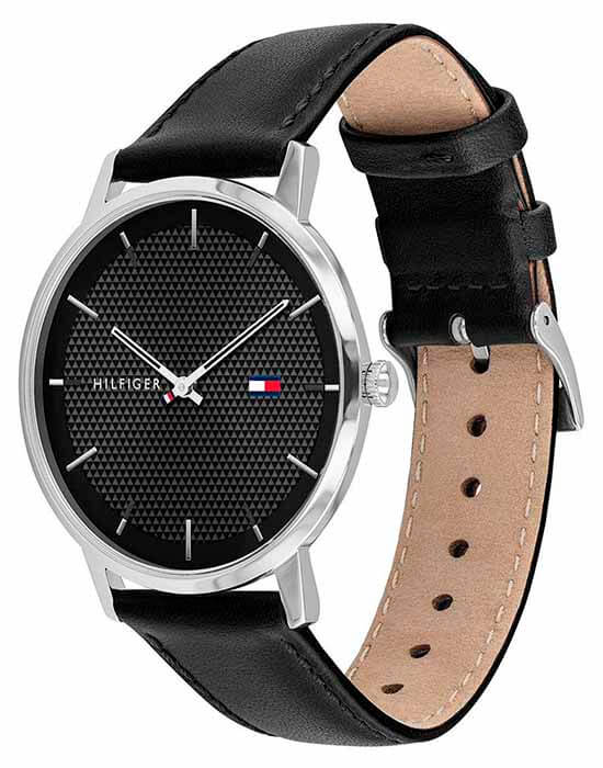 Tommy Hilfiger Tommy Hilfiger Casual 1791651 кварцевые мужские часы часы крупный план черный циферблата