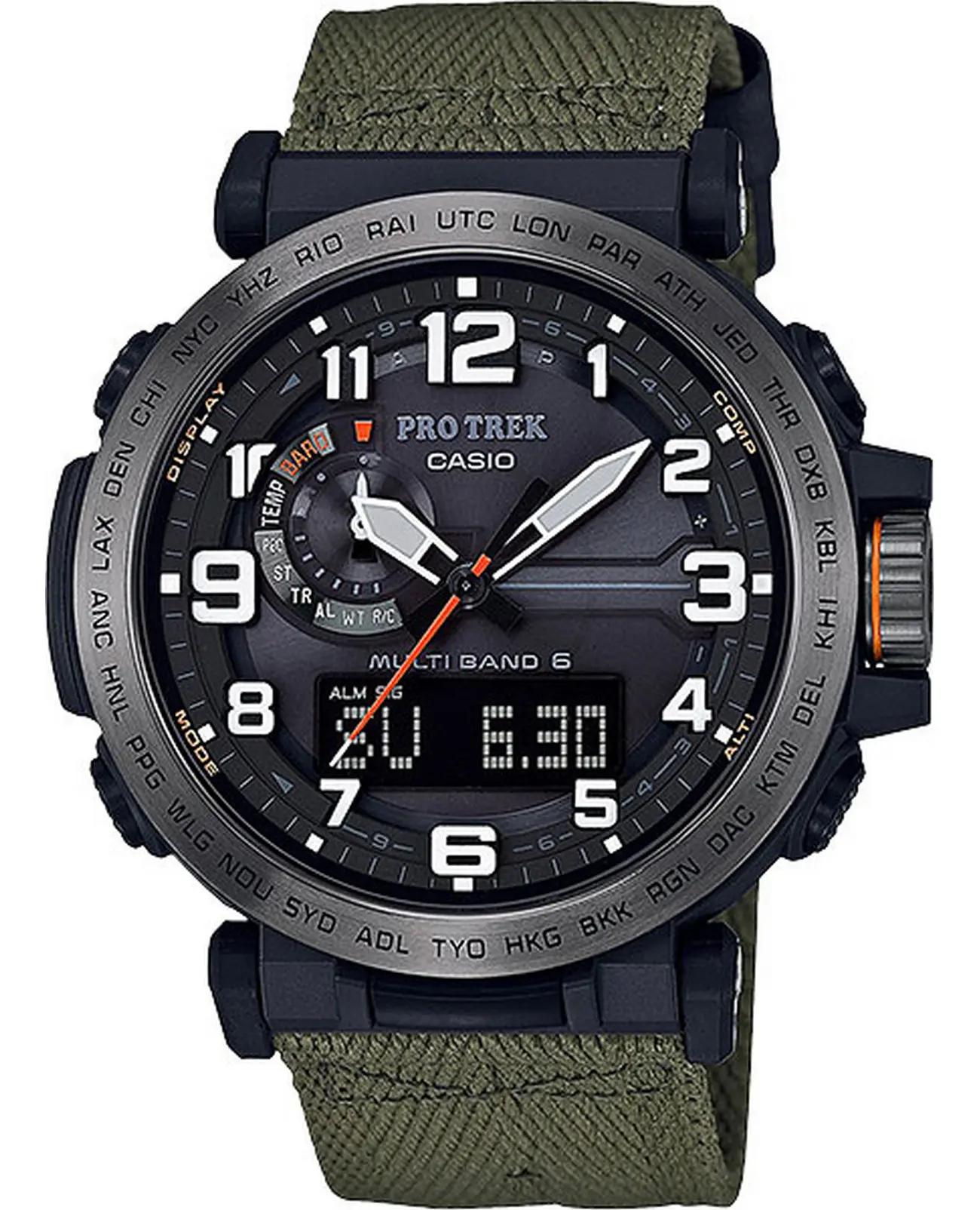 Часы Casio Pro Trek PRW-6600YB-3E купить в Набережных Челнах по цене 56305  RUB: описание, характеристики