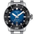 Tissot Tissot Seastar 2000 Professional Powermatic 80 T120.607.11.041.01 Seastar 2000 T1206071104101 механические мужские часы  голубой циферблат, браслет нержавеющая сталь — вид спереди