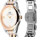 Оригинальные часы Daniel Wellington Daniel Wellington Ophelia Mini Two Tone Rose Gold DW00100810 кварцевые калибр механизма  общий вид
