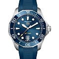 TAG Heuer TAG Heuer Aquaracer Professional 300 WBP201B.FT6198  WBP201B.FT6198 механические мужские часы  синий циферблат, браслет каучук — вид спереди