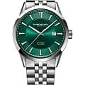 Raymond Weil Raymond Weil Freelancer 2731-ST-52001  2731-ST-52001 механические мужские часы  зеленый циферблат, браслет нержавеющая сталь — вид спереди
