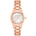 Anne Klein Anne Klein Metals 5490MPRG  5490MPRG кварцевые женские часы  белый циферблат, браслет сталь с ip покрытием — вид спереди