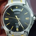 Casio Casio Collection MTP-1381G-1AVDF (MTP-1381G-1A) японские наручные мужские часы заводная головка с логотипом Casio