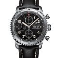 Breitling Breitling Aviator 8 Chronograph 43 A13316101B1X1  A13316101B1X1 механические мужские часы  черный циферблат, браслет кожаный — вид спереди