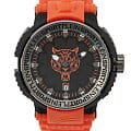 Plein Sport Plein Sport Tiger Power PSEDA0424  PSEDA0424 кварцевые мужские часы  черный циферблат, браслет силикон — вид спереди