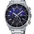 Casio Casio Edifice EFV-600D-2AVUDF (EFV-600D-2A) EFV EFV-600D-2A кварцевые мужские часы  синий циферблат, браслет нержавеющая сталь — вид спереди
