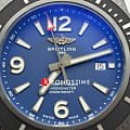 Breitling Breitling Superocean Automatic 46 Black Steel M17368D71C1S1 мужские часы синий циферблат на запястье