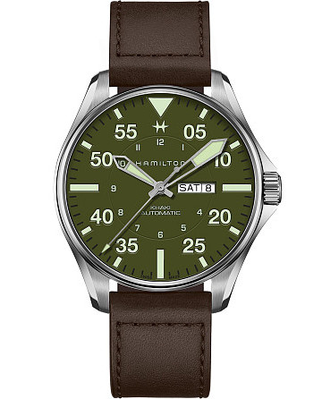 Hamilton Khaki Aviation Pilot Schott NYC H64735561