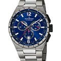 Candino Candino Titanium Chrono C4603/H  C4603/H кварцевые мужские часы  синий циферблат, браслет титановый — вид спереди