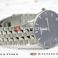 Boccia Titanium Boccia Titanium Circle-Oval 3607-03 кварцевые мужские часы часы, крупный план синий циферблат