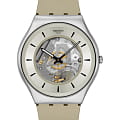 Swatch Swatch Skin Irony 42 Lacquered SS07S145  SS07S145 кварцевые мужские часы  серый циферблат, браслет силикон — вид спереди