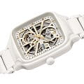 Rado Rado True Square Automatic Open Heart R27073702  true square швейцарские мужские часы на браслете высокотехнологичная керамика + титан боковой вид