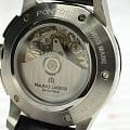 Maurice Lacroix Maurice Lacroix Pontos Chronograph PT6388-SS001-430-1 механические мужские часы часы, крупный план синий циферблат