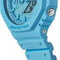 Casio Casio G-Shock GA-2100-2A2DR (GA-2100-2A2) мужские часы голубой циферблат на запястье