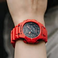 Casio Casio G-Shock GA-B001-4ADR (GA-B001-4A) GA наручные мужские часы фото под углом.