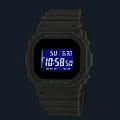 Casio Casio G-Shock DW-B5600SF-7DR (DW-B5600SF-7) электронные мужские часы часы, крупный план  циферблат