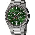 Candino Candino Titanium Chrono C4603/C  C4603/C кварцевые мужские часы  зеленый циферблат, браслет титановый — вид спереди