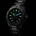TAG Heuer TAG Heuer Aquaracer Professional 200 WBP2110.BA0627 механические мужские часы часы, крупный план черный циферблат