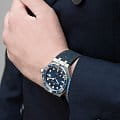 Maurice Lacroix Maurice Lacroix Aikon Venturer Limited Editon AI6058-SS002-431-1 механические мужские часы часы, крупный план синий циферблат