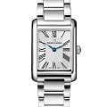 Maurice Lacroix Maurice Lacroix Fiaba Square FA1205-SS002-110-1  FA1205-SS002-110-1 кварцевые женские часы  белый циферблат, браслет нержавеющая сталь — вид спереди