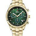Swiss Military by Chrono Swiss Military by Chrono Elegant Sports SM30207.04  SM30207.04 кварцевые женские часы  перламутровый циферблат, браслет нержавеющая сталь с pvd-покрытием — вид спереди