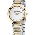 Jacques Lemans Jacques Lemans Classic 1-1842O  1-1842O кварцевые женские часы  белый циферблат, браслет сталь с ip покрытием — вид спереди