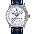 Breitling Breitling Navitimer Automatic 41 A173263A1G1P1  A173263A1G1P1 механические мужские часы  синий циферблат, браслет кожаный — вид спереди