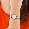Obaku Obaku Diamond V286LXVISV кварцевые женские часы часы, крупный план белый циферблат
