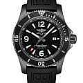 Breitling Breitling Superocean Automatic 46 Black Steel M17368B71B1S2  M17368B71B1S2 механические мужские часы  черный циферблат, браслет каучук — вид спереди