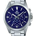 Casio Casio Edifice EFV-630D-2AVUDF (EFV-630D-2A) EFV EFV-630D-2A кварцевые мужские часы  синий циферблат, браслет нержавеющая сталь — вид спереди