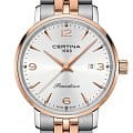 Certina Certina DS Caimano Lady C035.210.22.037.01  швейцарские женские часы на браслете сталь c pvd покрытием боковой вид
