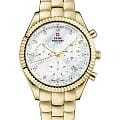 Swiss Military by Chrono Swiss Military by Chrono Elegant Sports SM30207.03  SM30207.03 кварцевые женские часы  перламутровый циферблат, браслет нержавеющая сталь с pvd-покрытием — вид спереди