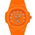 U.S. Polo Assn. U.S. Polo Assn. Yard USPA1050-04  USPA1050-04 кварцевые мужские часы  оранжевый циферблат, браслет силикон — вид спереди