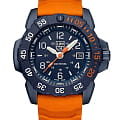 Luminox Luminox Navy SEAL Foundation XS.3253.CBNSF.SET  XS.3253.CBNSF.SET кварцевые мужские часы  синий циферблат, браслет резина — вид спереди