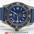 Breitling Breitling Superocean Automatic 46 Black Steel M17368D71C1S1 механические мужские часы часы, крупный план синий циферблат