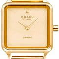 Obaku Obaku Diamond V301LXGGMG  наручные женские часы фото под углом.