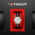 Tissot Tissot Carson Premium Automatic Lady T122.207.36.033.00 женские часы белый циферблат на запястье
