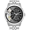 Fossil Fossil Townsman ME1135  ME1135 кварцевые мужские часы  черный циферблат, браслет нержавеющая сталь — вид спереди